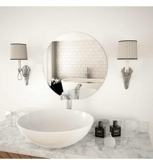 Wandspiegel 50 cm Rund Glas