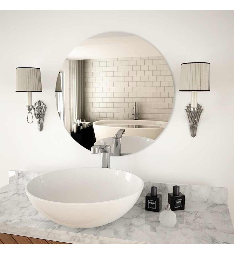 Wandspiegel 60 cm Rund Glas