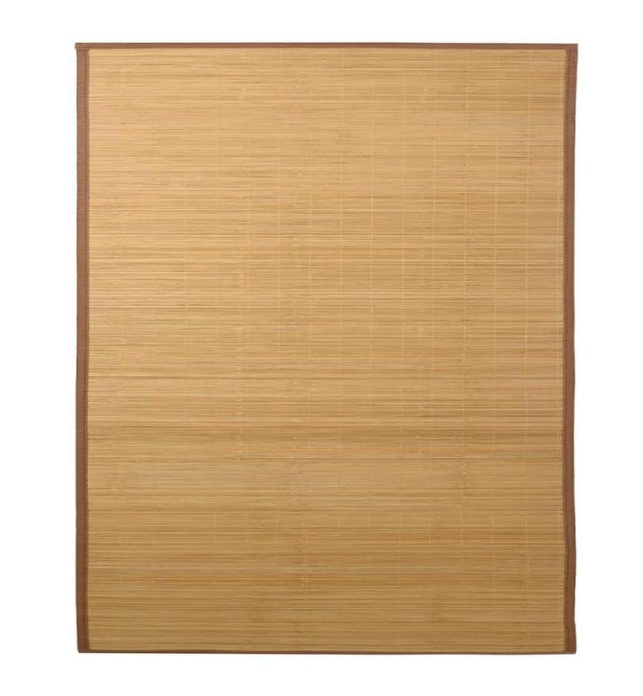 Teppich Bambus 160x230 cm Braun