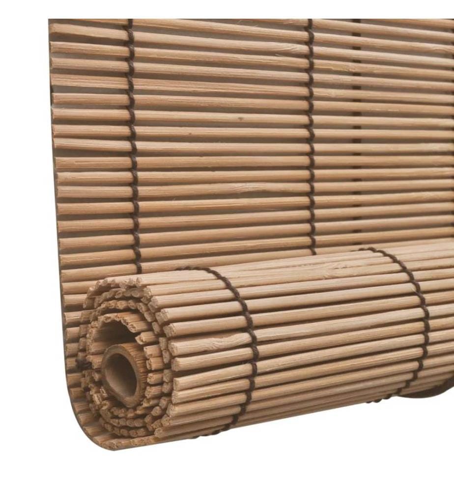 Bambusrollos 2 Stk. 80x160 cm Braun