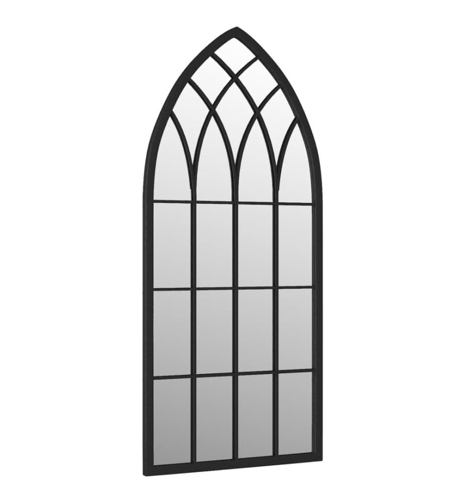 Spiegel Schwarz 100x45 cm Eisen für den Innenbereich