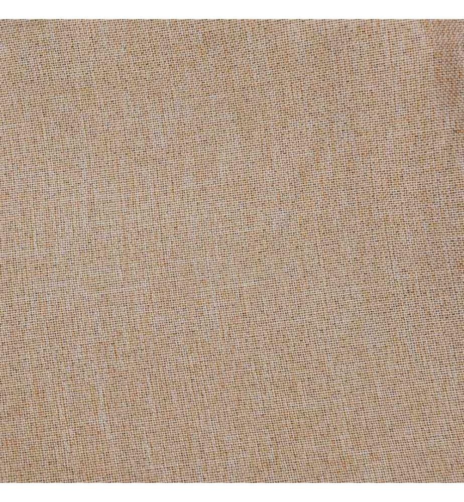 Verdunkelungsvorhänge 2 Stk. Haken Leinenoptik Beige 140x175 cm