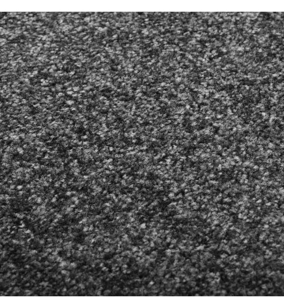 Fussmatte Waschbar Anthrazit 90x120 cm