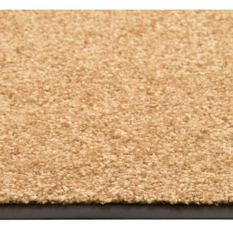 Fussmatte Waschbar Creme 90x120 cm