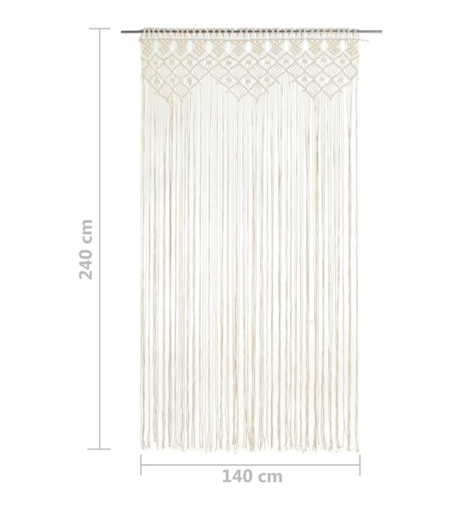 Makramee Vorhang 140x240 cm Baumwolle