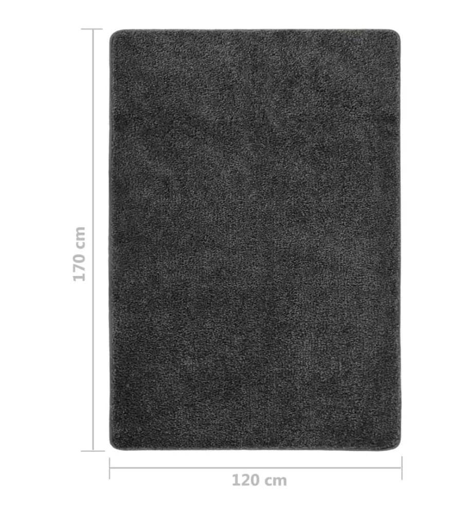 Tapis shaggy antidérapant Gris 120x170 cm