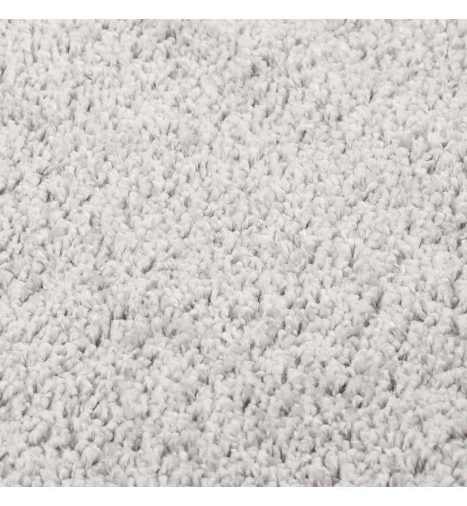 Tapis shaggy antidérapant Gris clair 200x290 cm