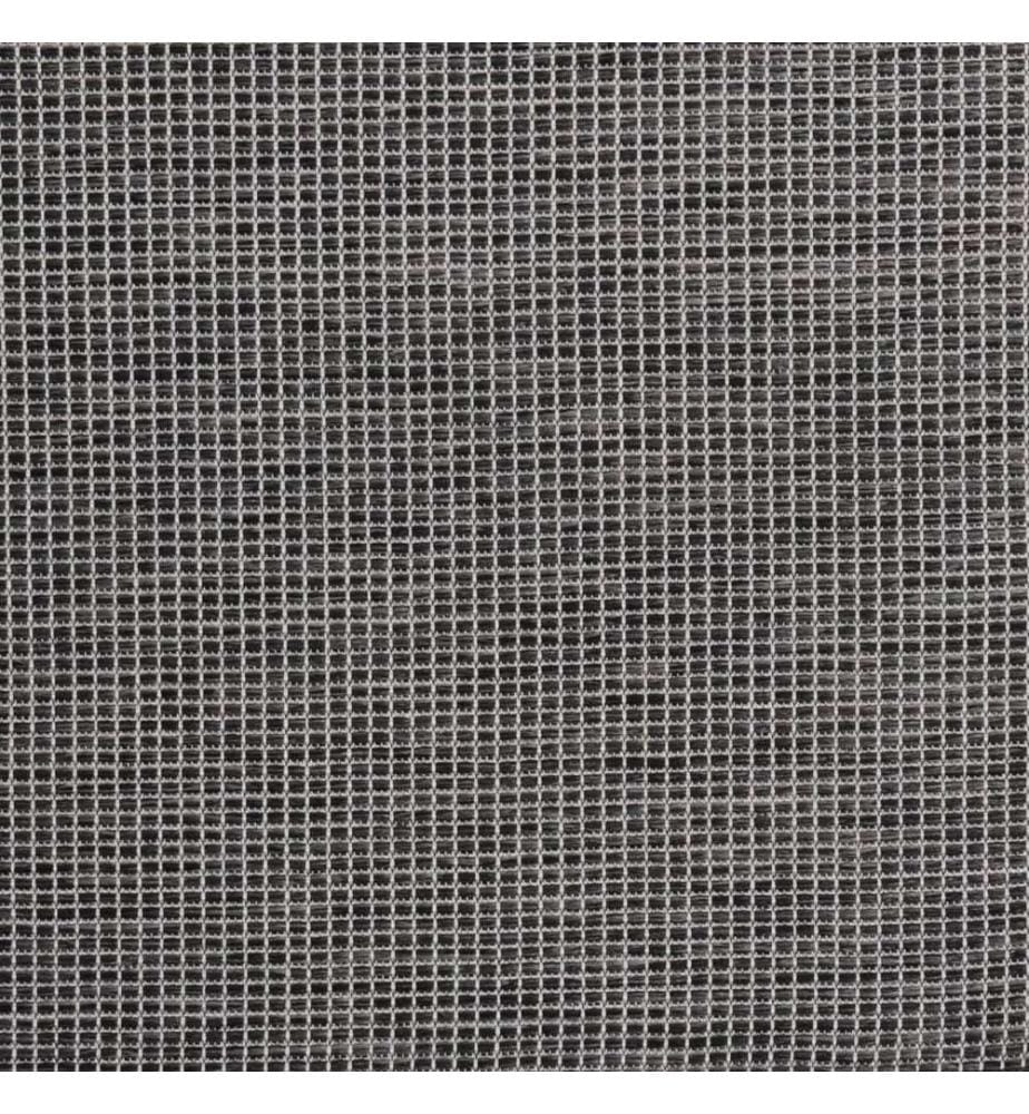 Tapis à tissage plat d'extérieur 160x230 cm Gris