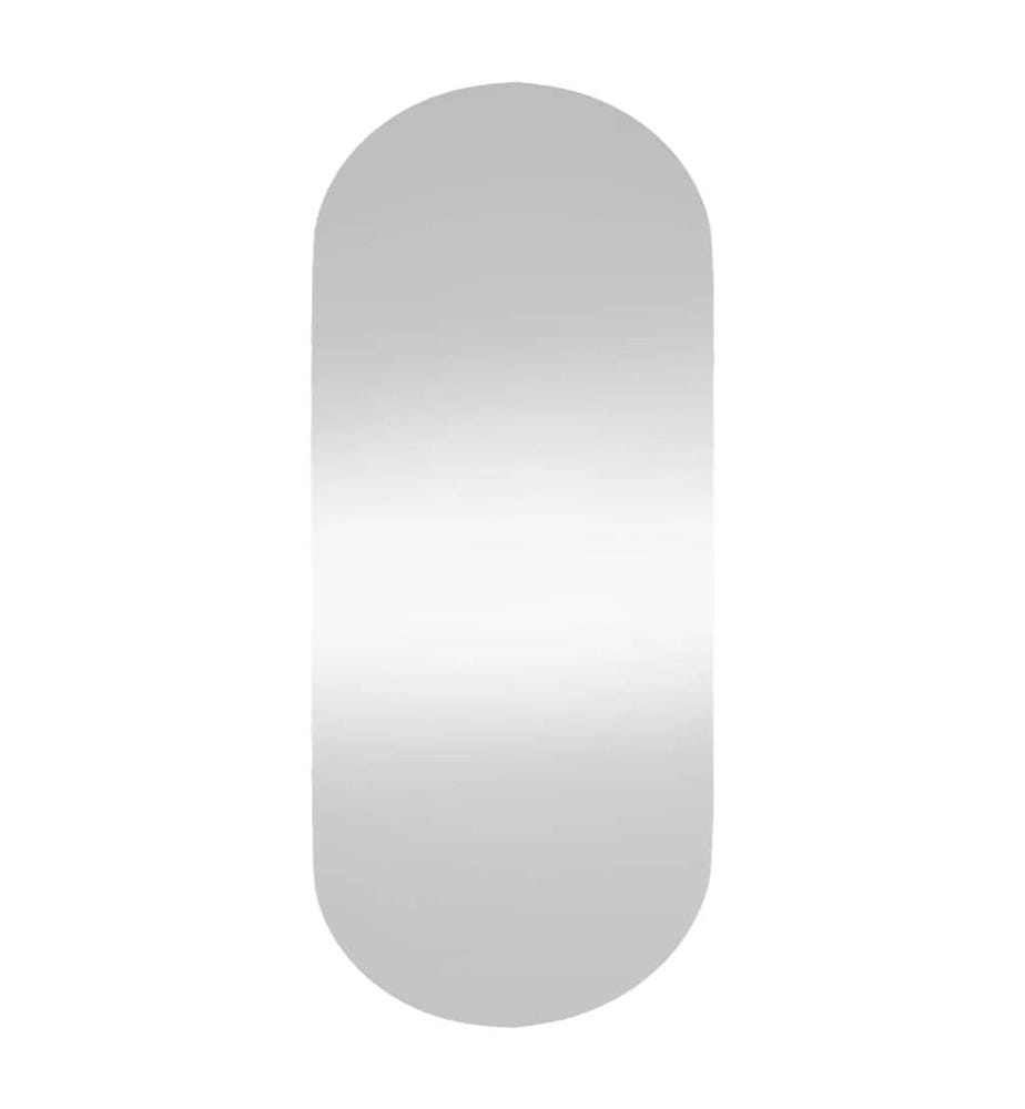 Wandspiegel 45x100 cm Glas Oval