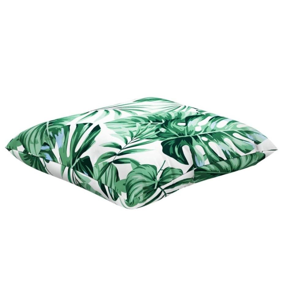 Sofakissen 4 Stk. Blattmuster 40x40 cm Stoff