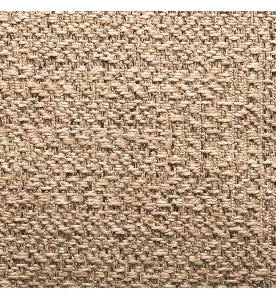 Tapis ZIZUR 140x200 cm aspect de jute intérieur et extérieur