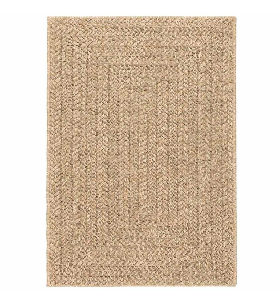 Teppich ZIZUR 160x230 cm Jute-Optik Indoor und Outdoor