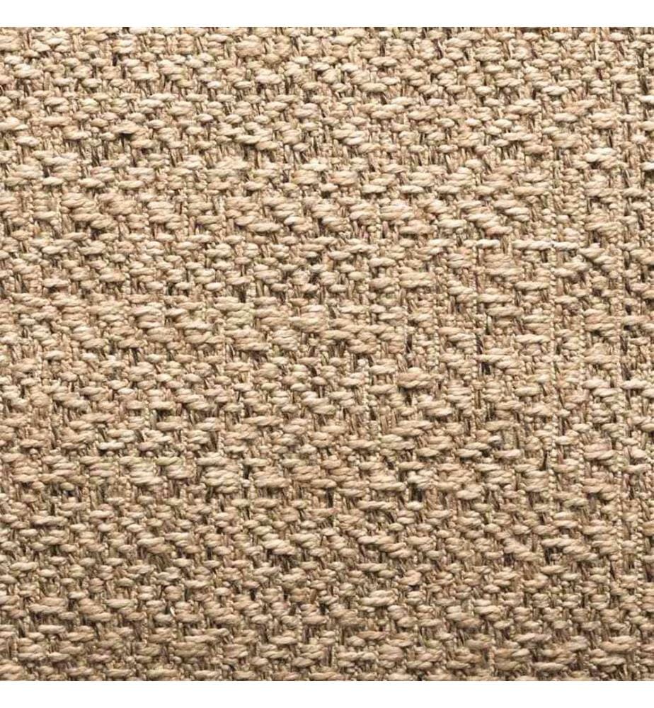 Teppich ZIZUR 160x230 cm Jute-Optik Indoor und Outdoor
