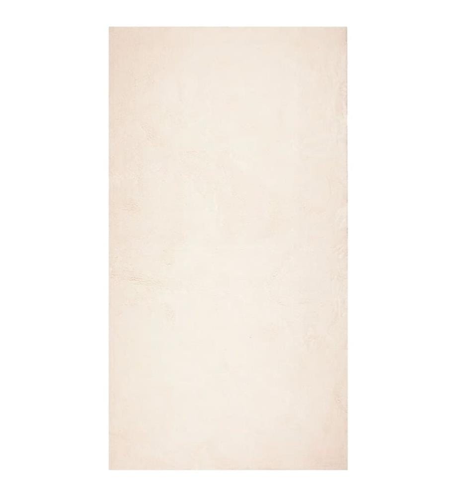 Tapis HUARTE à poils courts doux et lavable beige 80x150 cm