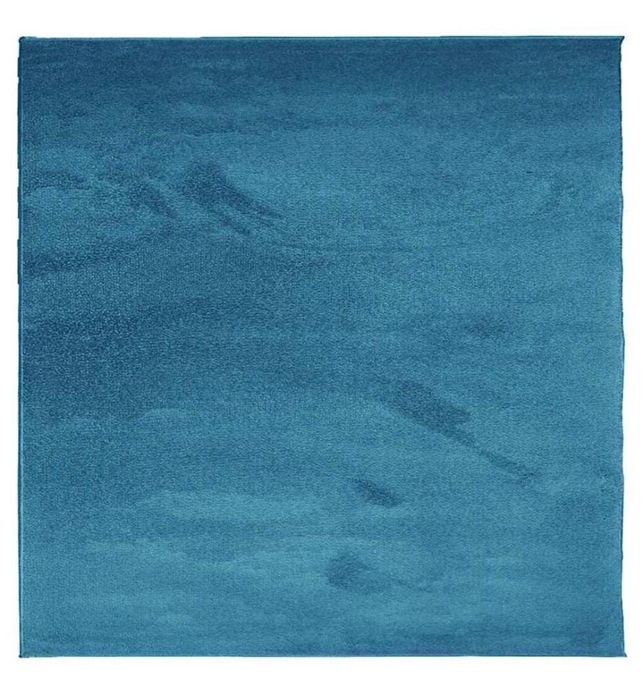 Teppich OVIEDO Kurzflor Türkis 240x240 cm