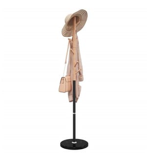 Garderobenständer Schwarz 172 cm Pulverbeschichtetes Eisen