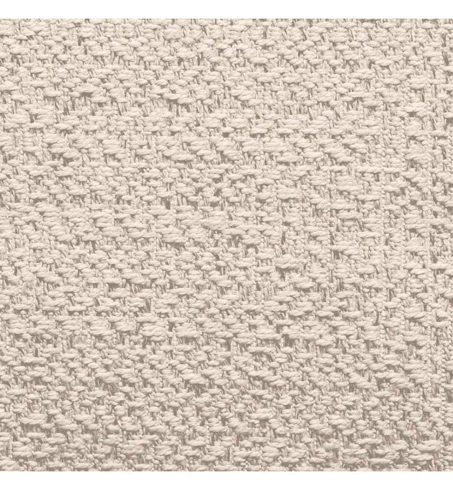 Tapis ZIZUR crème 80x250 cm aspect de jute intérieur extérieur