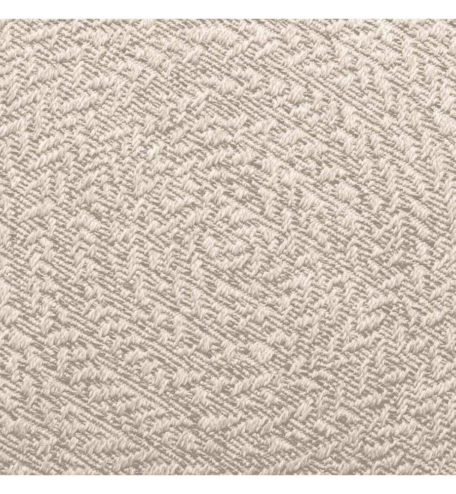 Tapis ZIZUR crème 200x200 cm aspect de jute intérieur extérieur