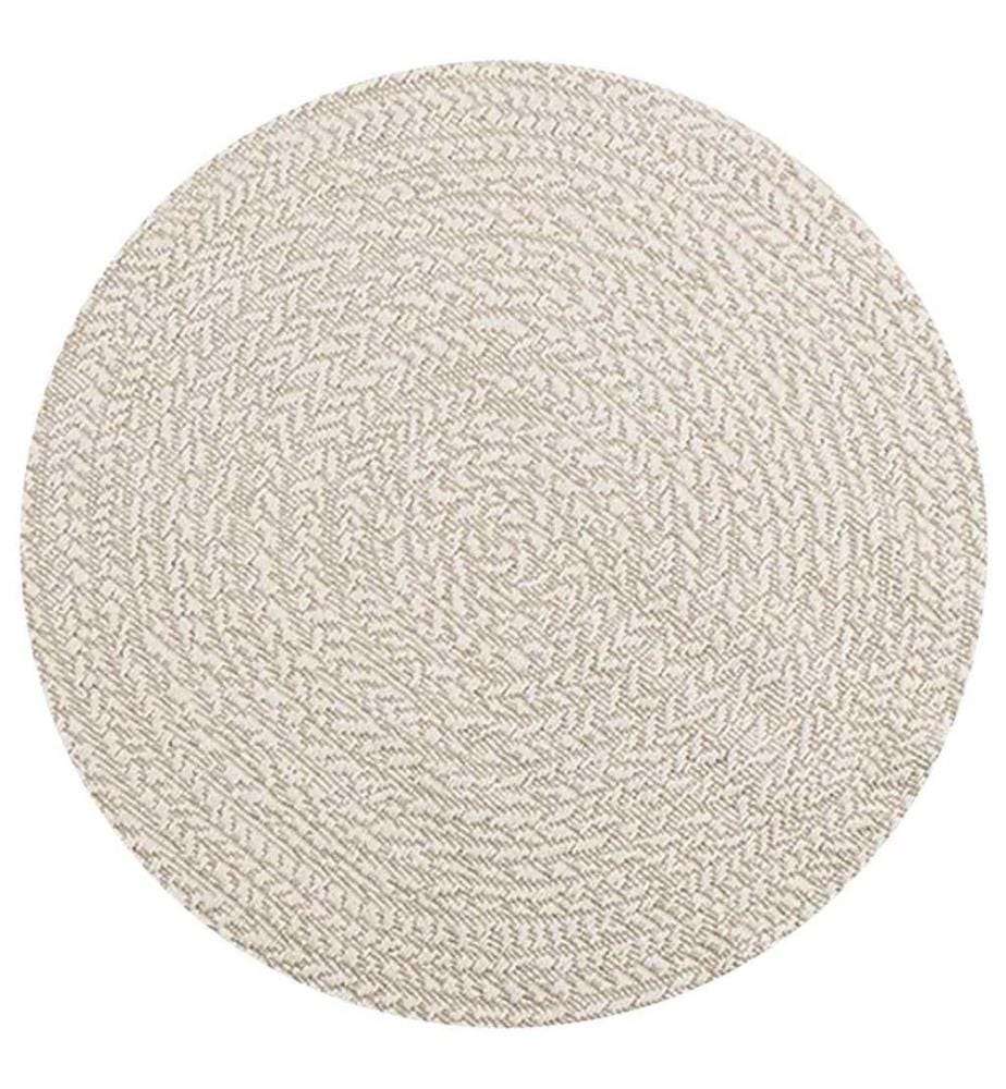 Tapis ZIZUR crème Ø 90 cm aspect de jute intérieur et extérieur