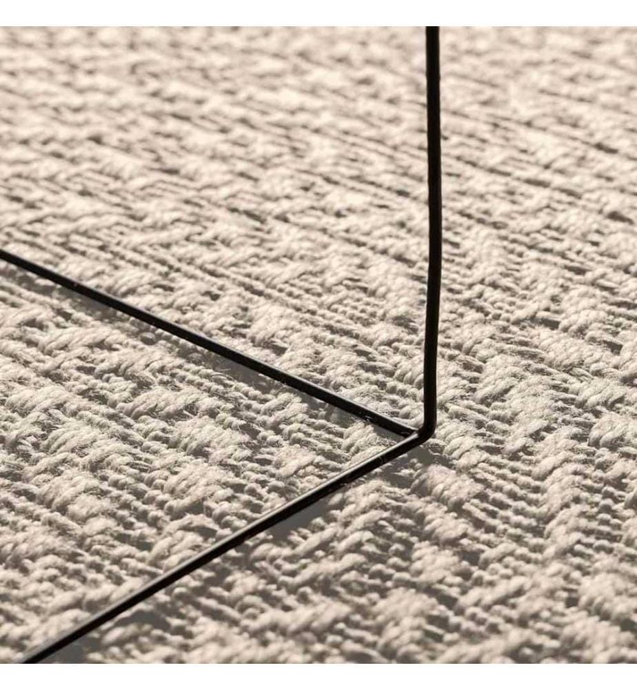 Tapis ZIZUR crème Ø 90 cm aspect de jute intérieur et extérieur