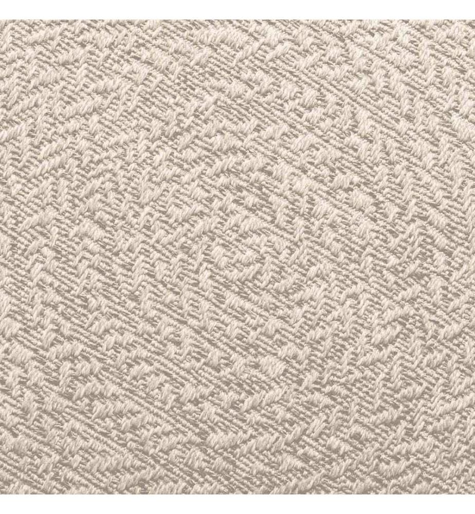 Teppich ZIZUR Creme Ø 120 cm Jute-Optik Indoor und Outdoor
