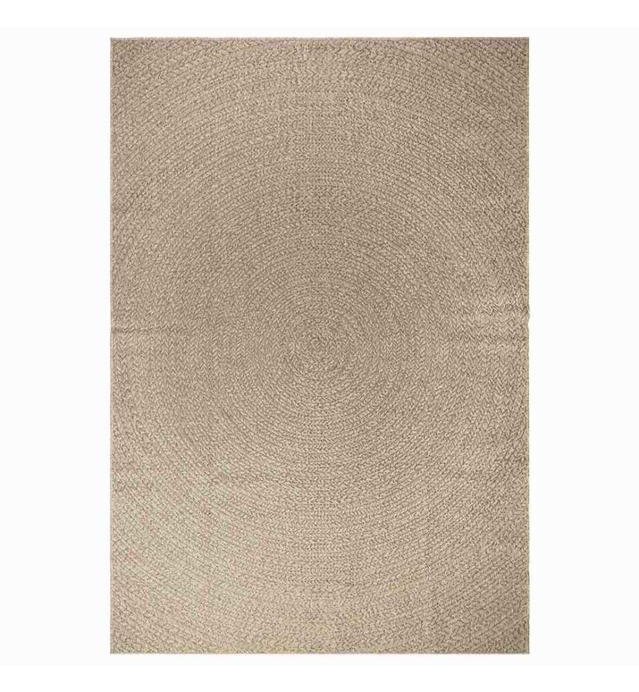 Tapis ZIZUR beige 200x290 cm aspect de jute intérieur extérieur