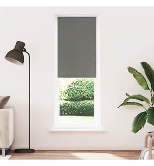 Verdunkelungsrollo Grau 75x230 cm Stoffbreite 70,7 cm Polyester