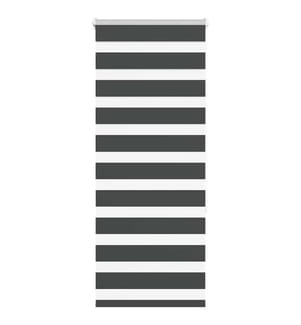Doppelrollo Schwarz 55x150 cm Stoffbreite 50,9 cm Polyester