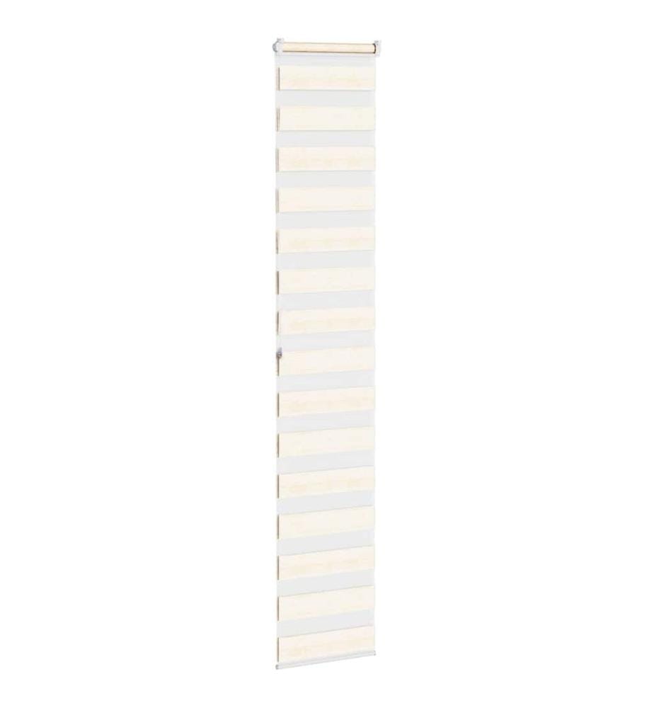 Doppelrollo Marmorbeige 45x200 cm Stoffbreite 40,9 cm Polyester
