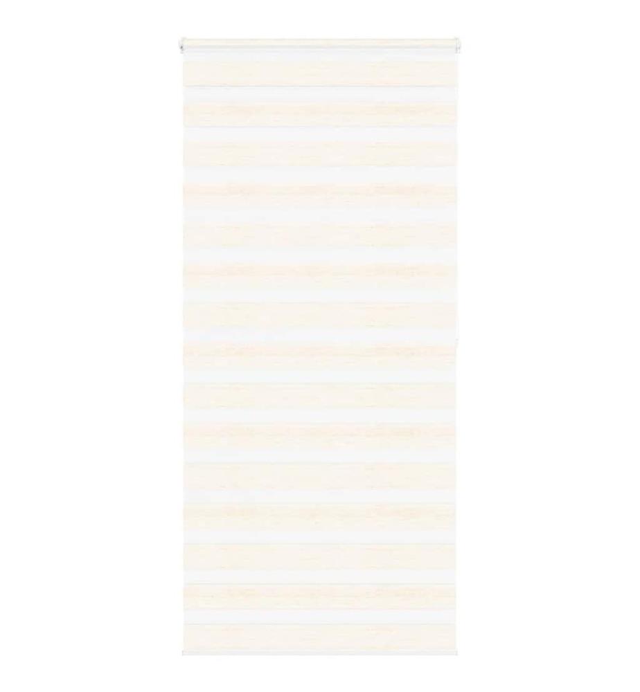 Doppelrollo Marmorbeige 100x200 cm Stoffbreite 95,9 cm Polyester