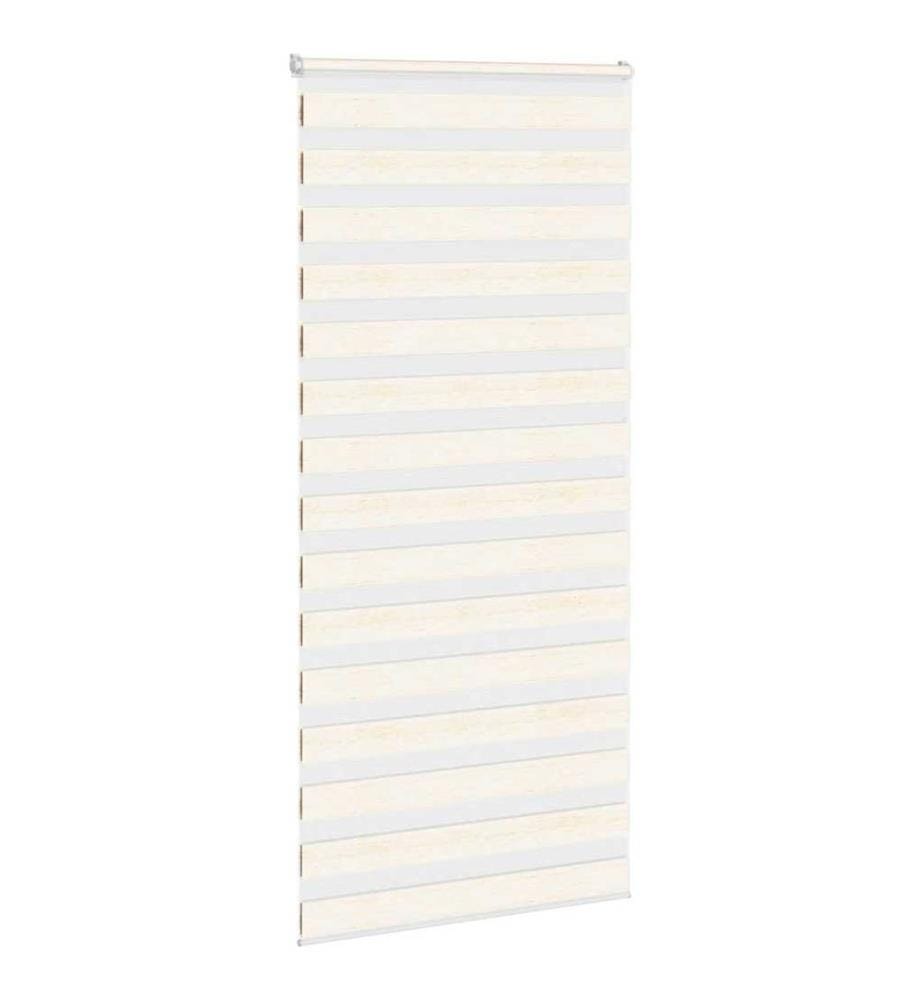 Doppelrollo Marmorbeige 100x200 cm Stoffbreite 95,9 cm Polyester