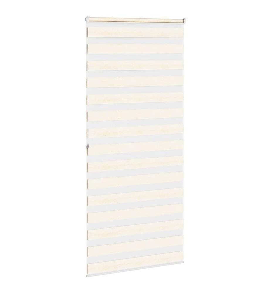 Doppelrollo Marmorbeige 100x200 cm Stoffbreite 95,9 cm Polyester