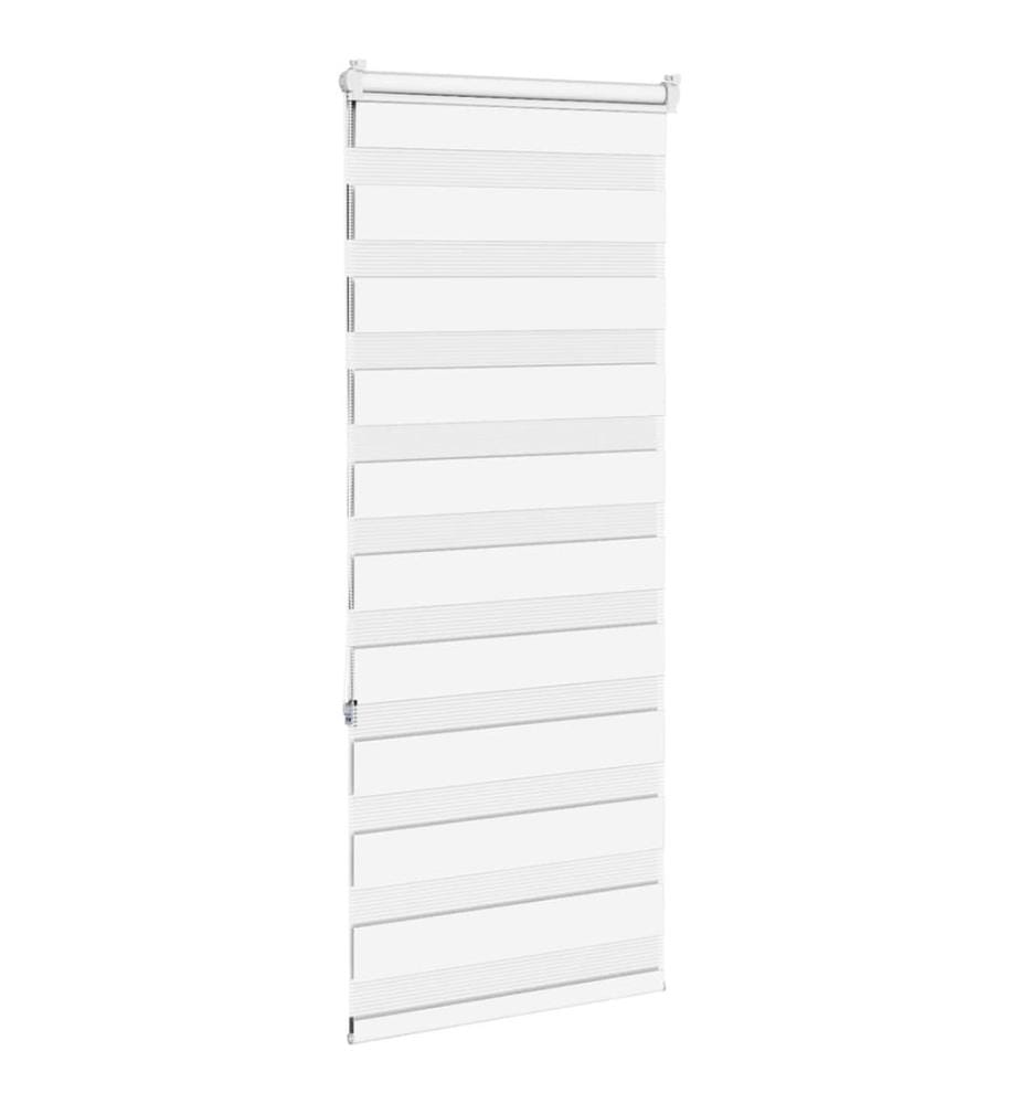 Doppelrollo Weiss 55x150 cm Stoffbreite 50,9 cm Polyester