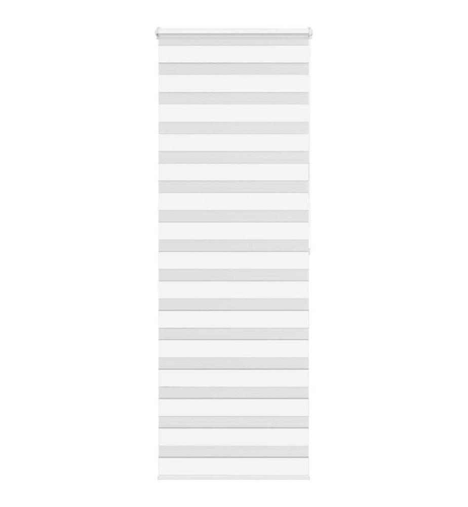 Doppelrollo Weiss 75x200 cm Stoffbreite 70,9 cm Polyester