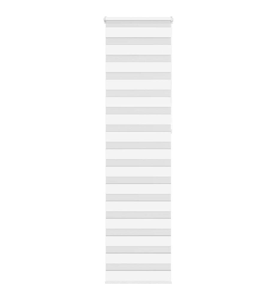 Doppelrollo Weiss 60x230 cm Stoffbreite 55,9 cm Polyester