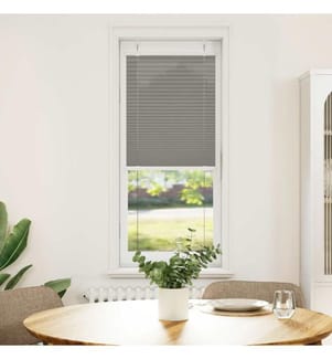 Plissee Anthrazit 40x150 cm Stoffbreite 39,4 cm Polyester
