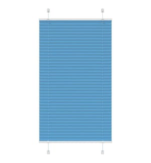 Plissee Blau 70x150 cm Stoffbreite 69,4 cm Polyester