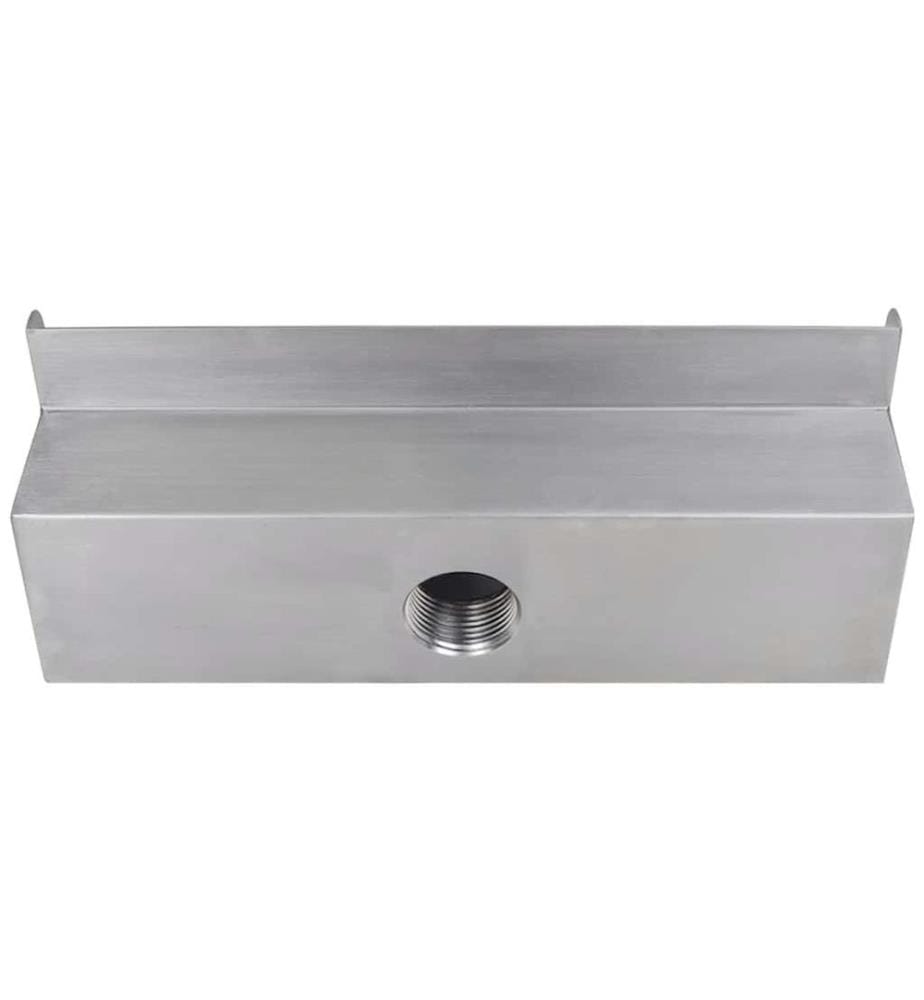Pool-Wasserfall Fontäne Rechteckig Edelstahl 30 cm