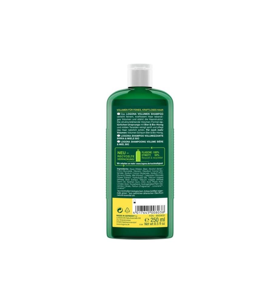 Logona - Volume bière-miel 250 ml