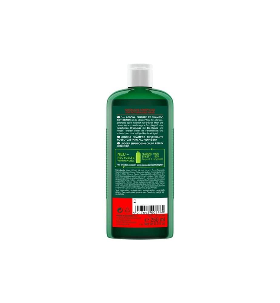 Logona - Reflet de couleur rouge-brun henné 250 ml