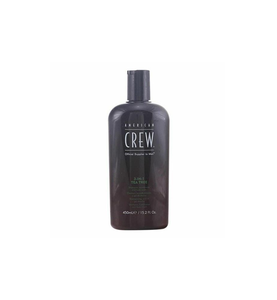 american crew - Shampooing 3 en 1 au Tea Tree 450 ml