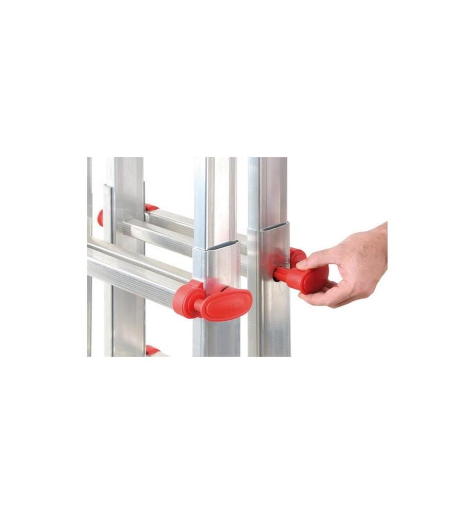 HAILO - Echelle télescopique 4 x 3 échelons