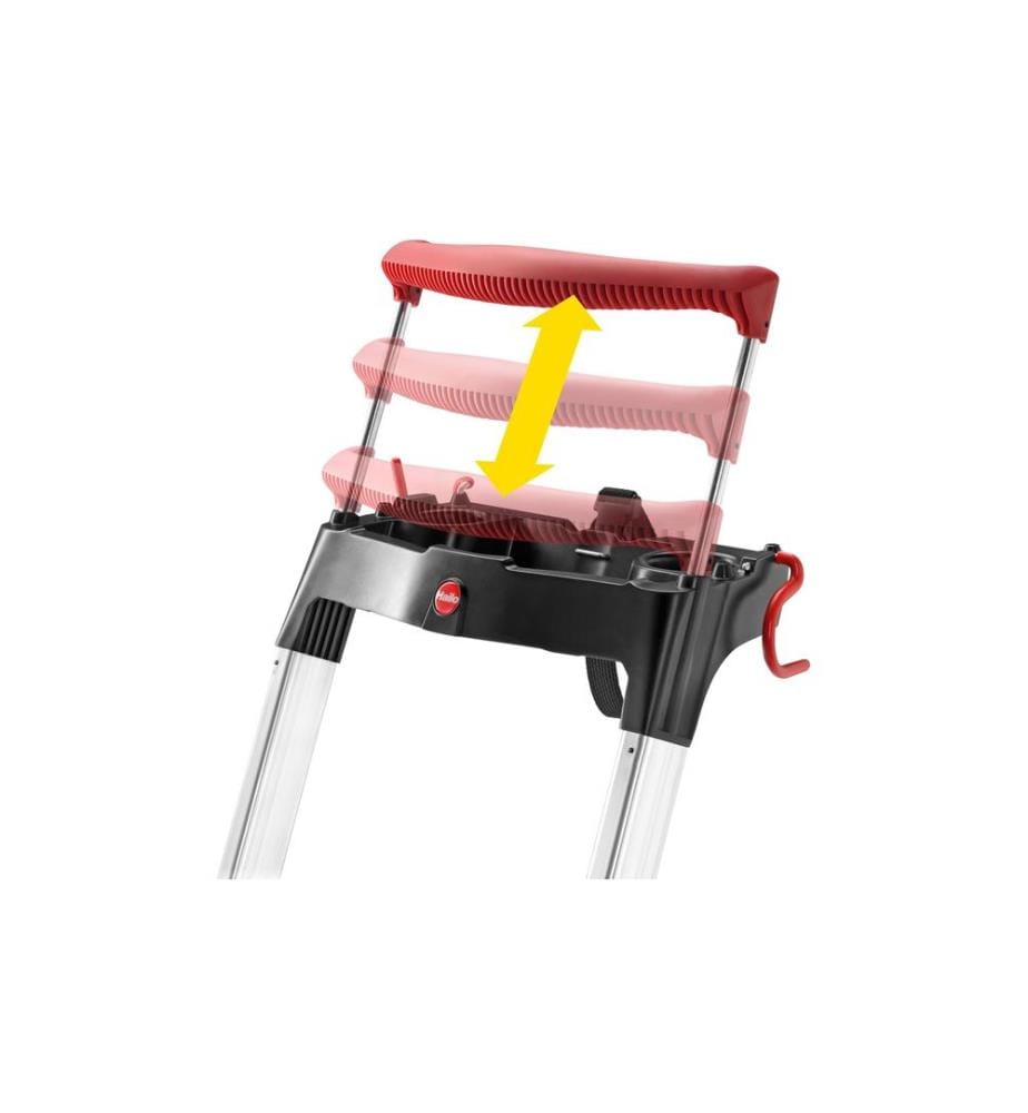HAILO - Échelle double L100 TopLine 5 niveaux
