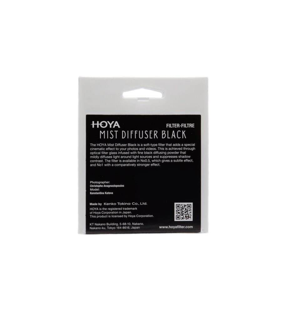 Hoya - Filtre d'objectif Mist Diffuser Black No0.1 – 67 mm