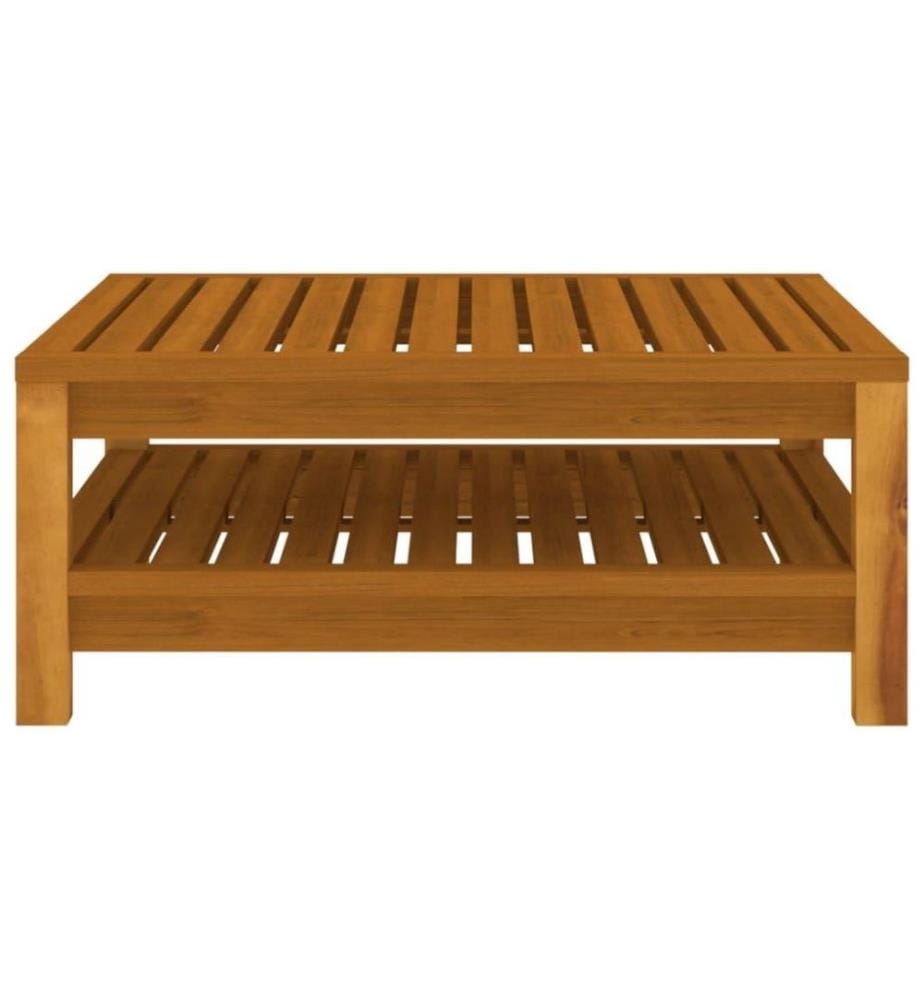 6-tlg. Garten-Lounge-Set mit Auflage Massivholz Akazie