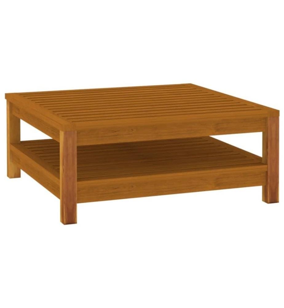 6-tlg. Garten-Lounge-Set mit Auflage Massivholz Akazie