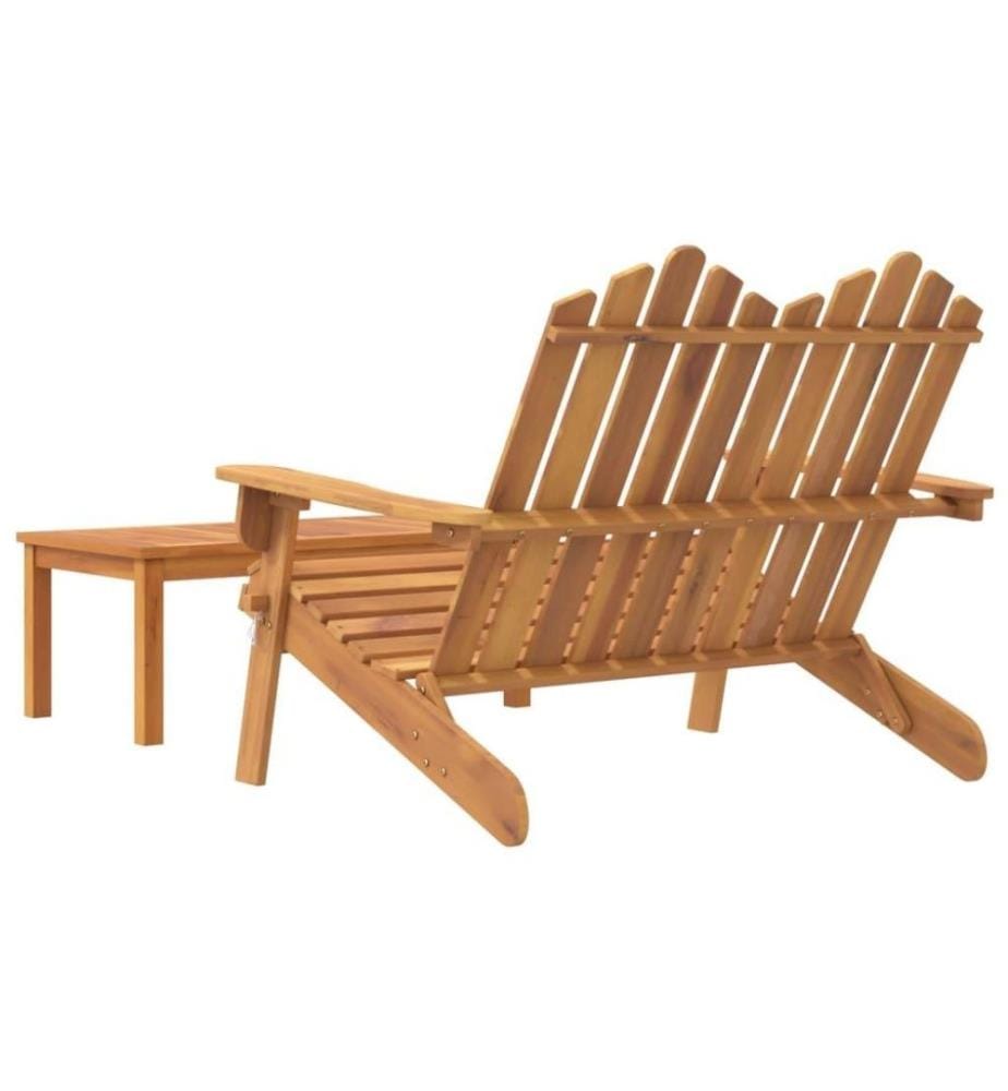 2-tlg. Garten-Lounge-Set Adirondack Massivholz Akazie