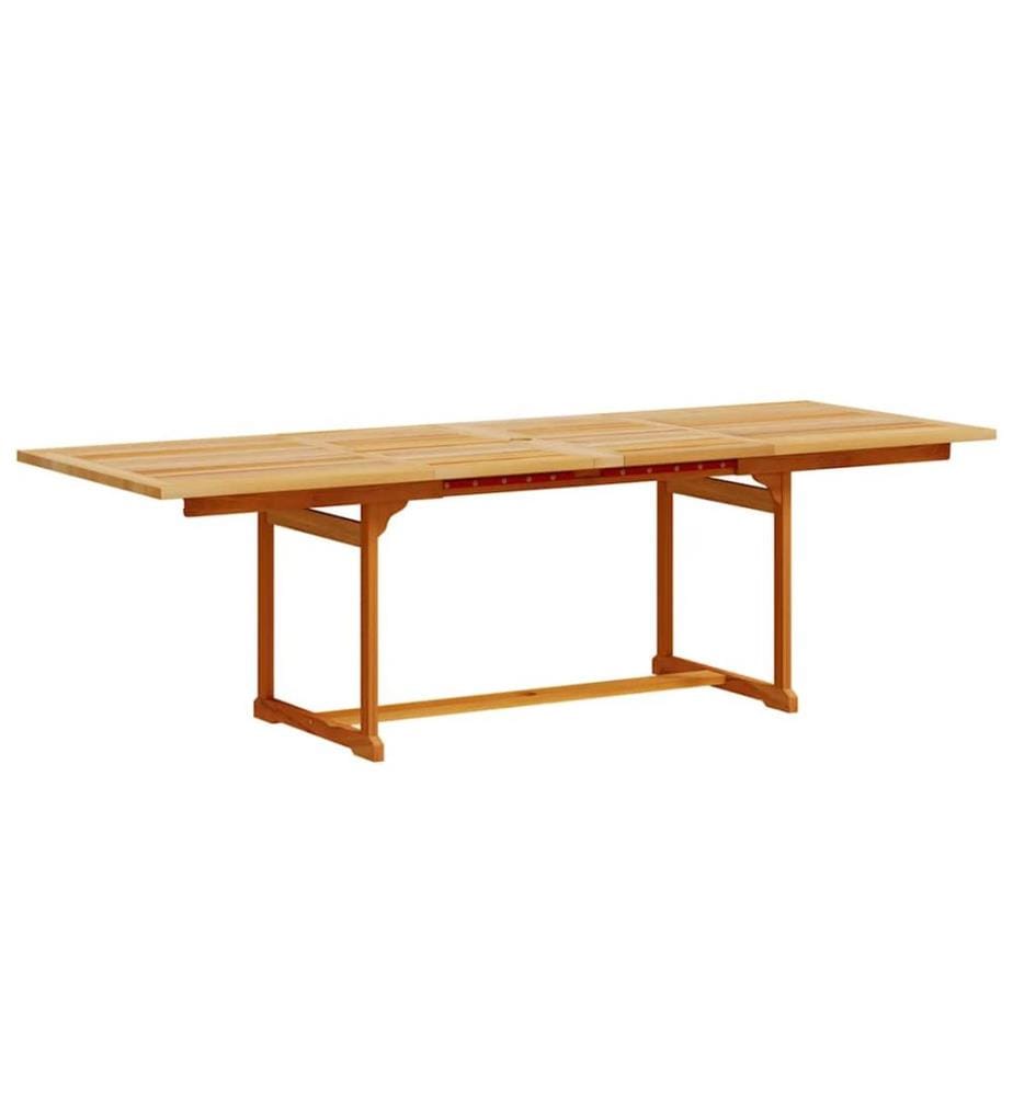 Ensemble à manger de jardin 9pcs bois d'acacia solide textilène