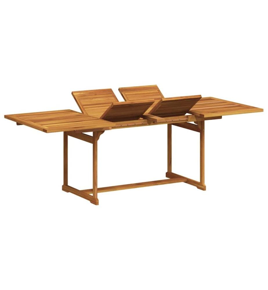 Ensemble à manger de jardin 9pcs bois d'acacia solide textilène