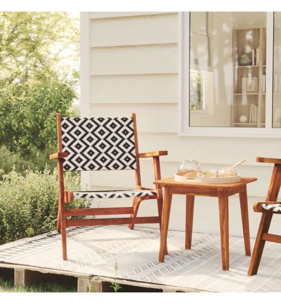 3-tlg. Bistro-Set Massivholz Akazie